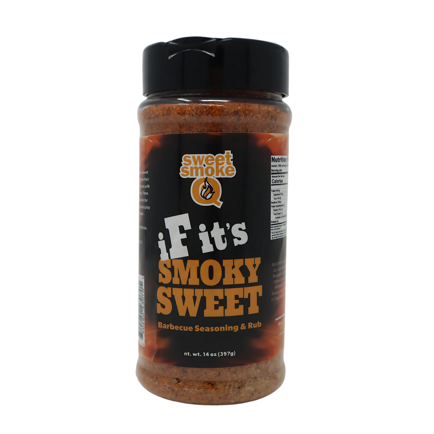 Sweet Smoke Q iF it's SMOKY SWEET BBQ Seasoning and Rub