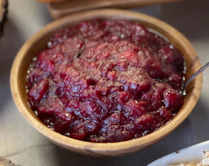 SMOKED BOURBON CRANBERRY SAUCE