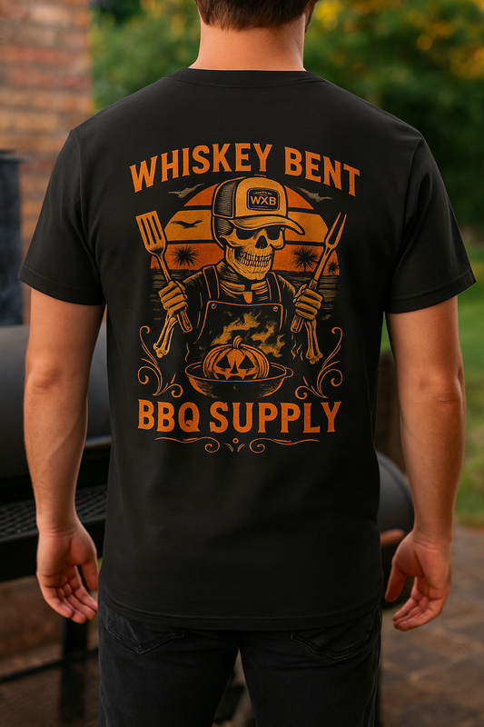 Halloween Whiskey Bent BBQ Shirt