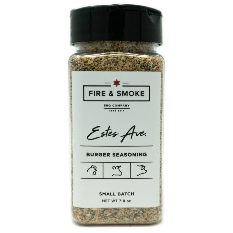 Fire & Smoke BBQ Estes Ave. Burger Seasoning