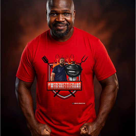 🔥 Cookin Wid Kunchi Shirt – #WeberKettleGang Edition 🔥
