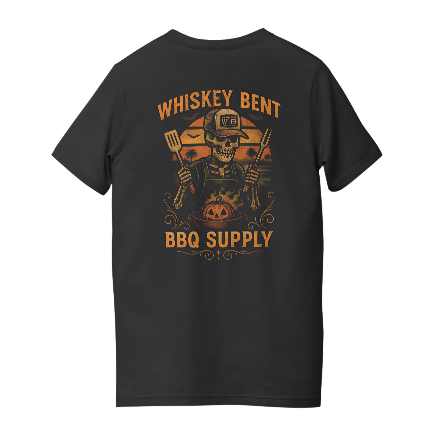 Halloween Whiskey Bent BBQ Shirt