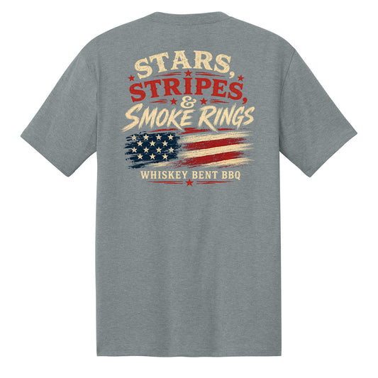 Stars, Stripes, and Smokerings - Gray - Whiskey Bent BBQ