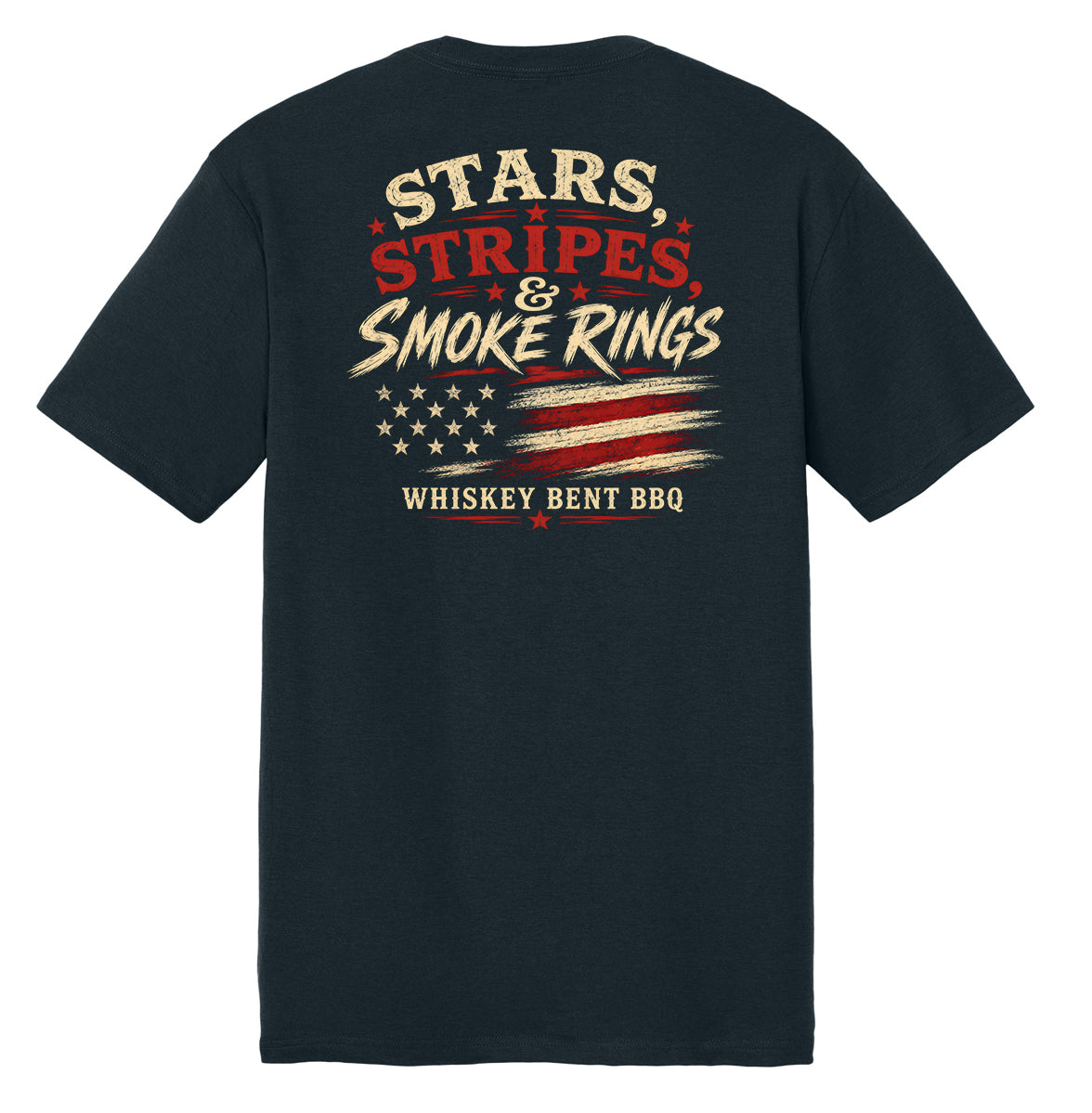 Stars, Stripes, and Smokerings - Gray - Whiskey Bent BBQ