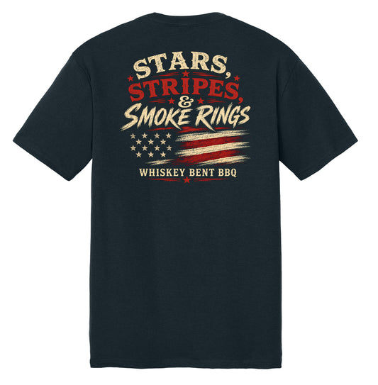 Stars, Stripes, and Smokerings - Gray - Whiskey Bent BBQ