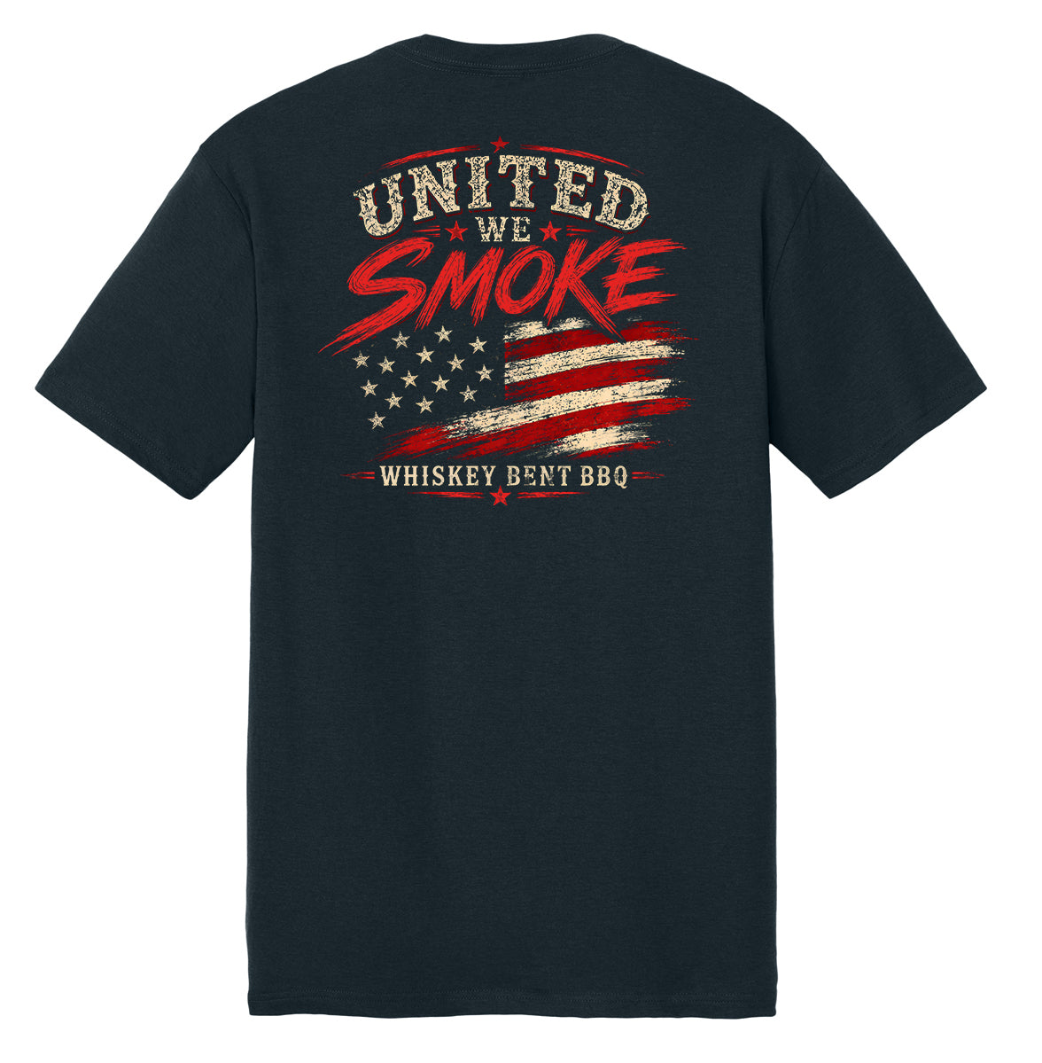United We Smoke - Navy - Whiskey Bent BBQ