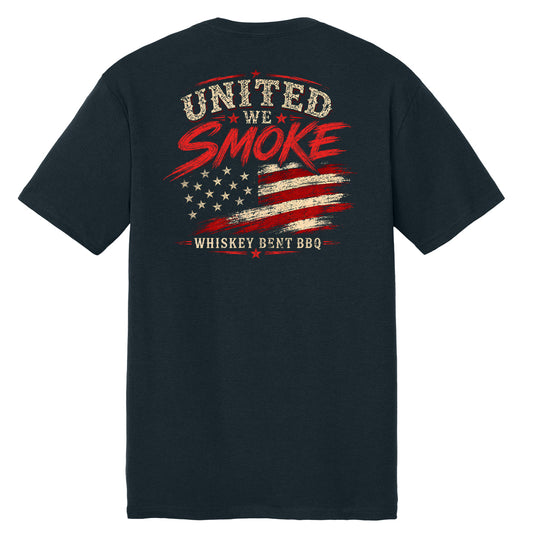 United We Smoke - Navy - Whiskey Bent BBQ