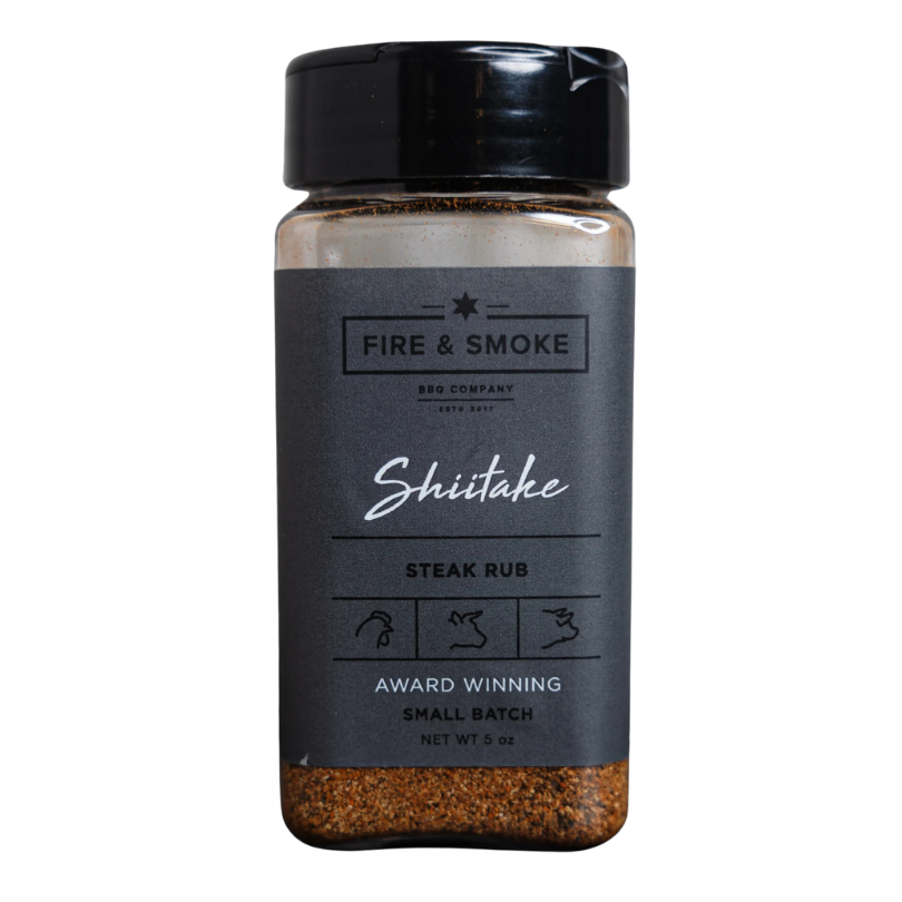 Fire & Smoke BBQ Shiitake Steak Rub