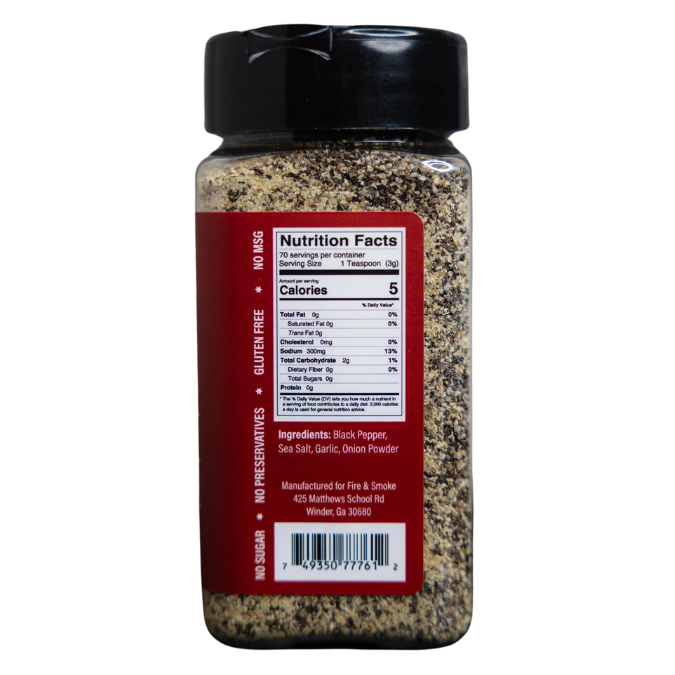Fire & Smoke BBQ The Classic All-Purpose Seasoning