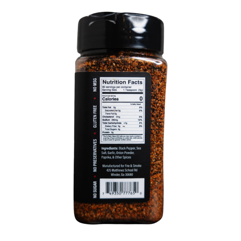 Fire & Smoke BBQ Company Windy City BBQ Rub