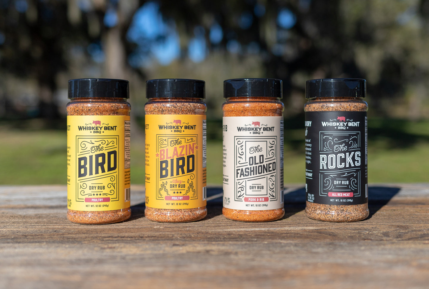 4 Pack of Whiskey Bent Rubs 12 oz